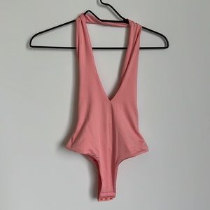 Oh polly pink bodysuit